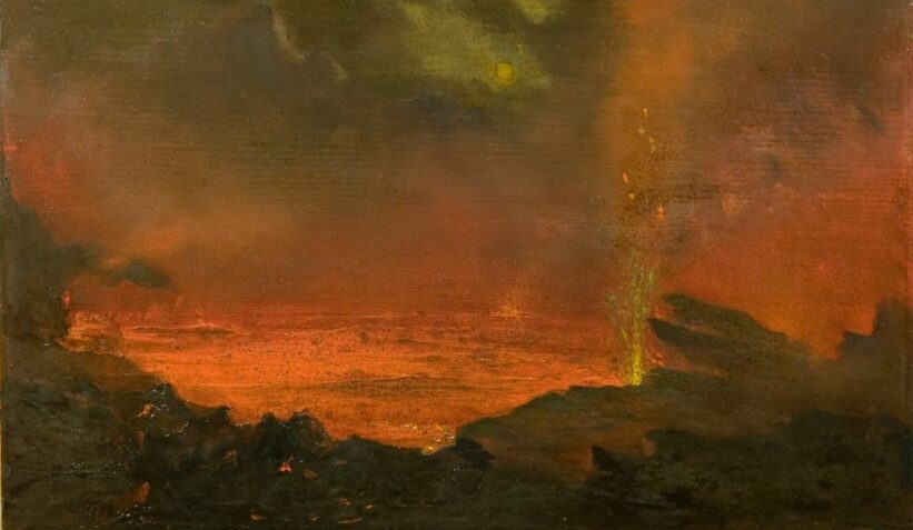 david_howard_hitchcocks_oil_painting_halemaumau_lake_of_fire_1888